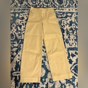 Spanx Stretch Pull-On Twill Ankle Length Wide Leg Pants